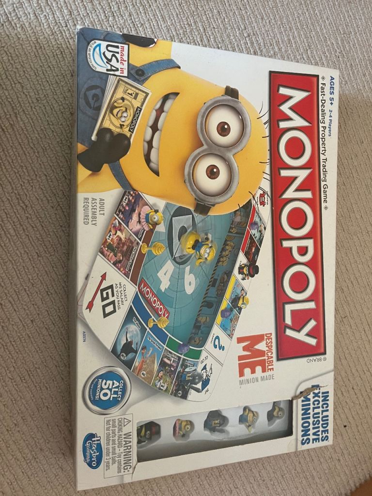 Minion monopoly board game