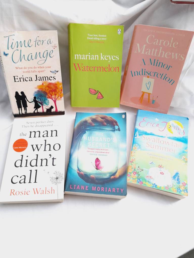 6x romance mystery drama books bundle 