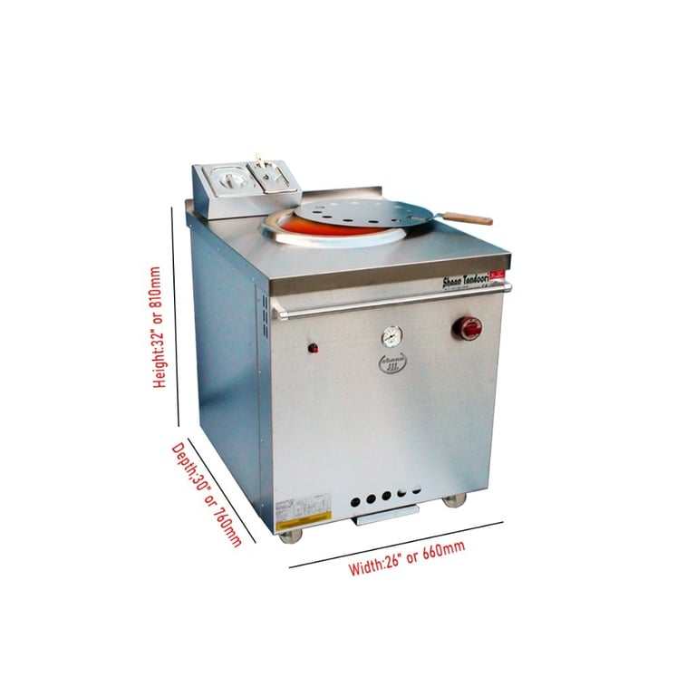 Commercial Heavy Duty Indian Tandoor- 26'' (NG/LPG)