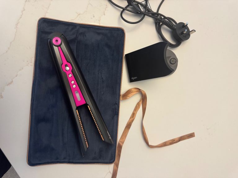Dyson Corrale Hair Straightener – Black/Pink, Excellent Condition