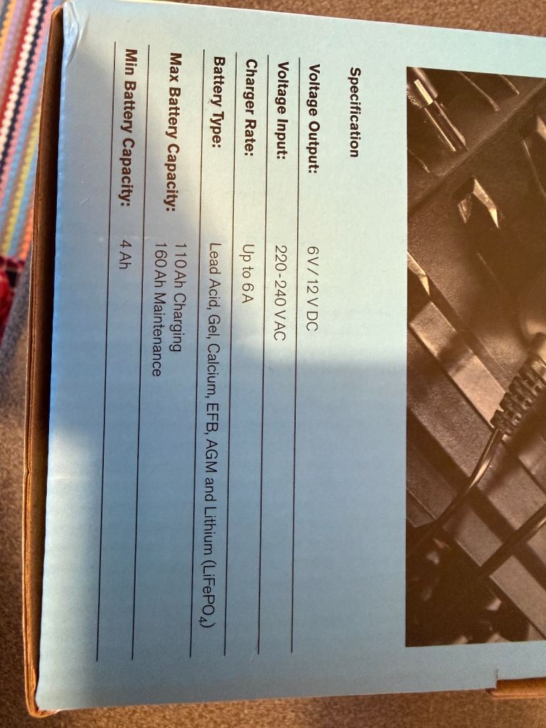 6A RING Smart Battery Charger&Maintainer Brand NEW, Unused