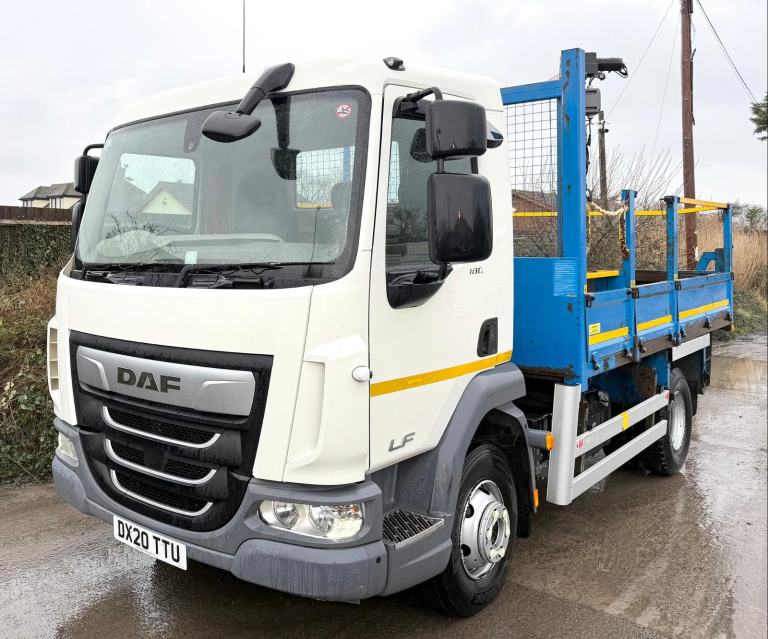 2020 DAF LF45.180 TIPPER TWIN TARMAC CHUTES 7.5 TON 3 SEATS 47,000 MILES EURO-6