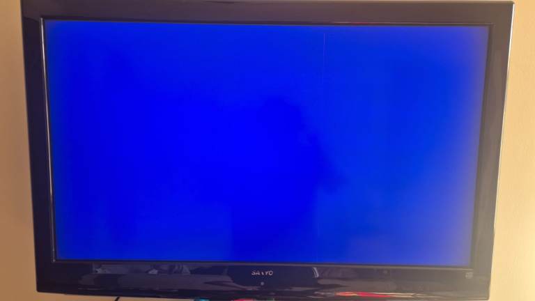 Sanyo Flat Screen TV - 37 inch, with Vertical Line Flaw