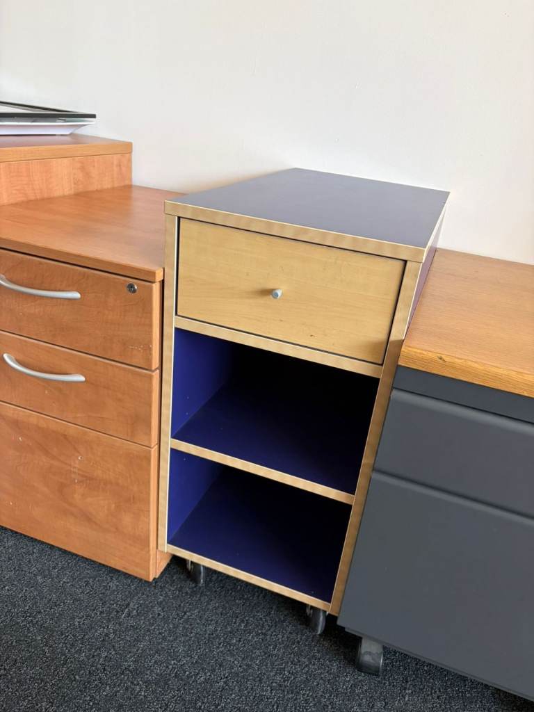 Purple drawer cabinet