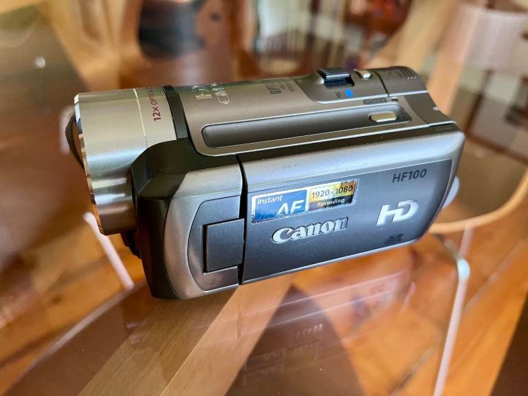 Canon HF100 HD Camcorder.