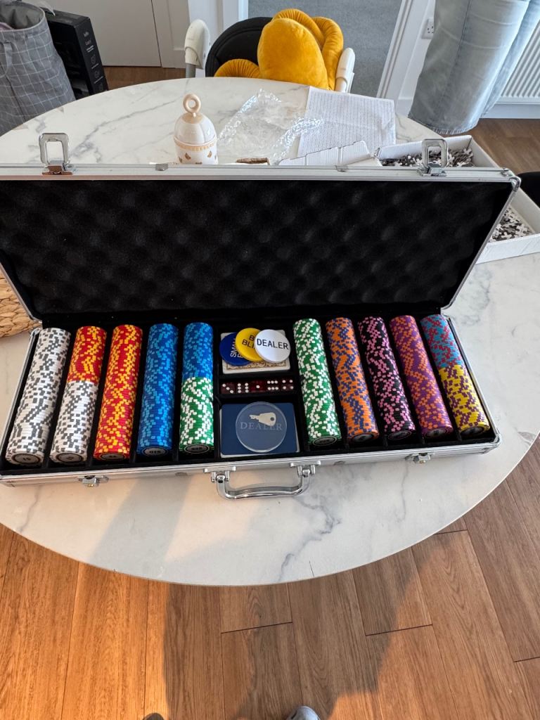 Monte Carlo Poker Chip Set in Aluminium Carry Case – NEW