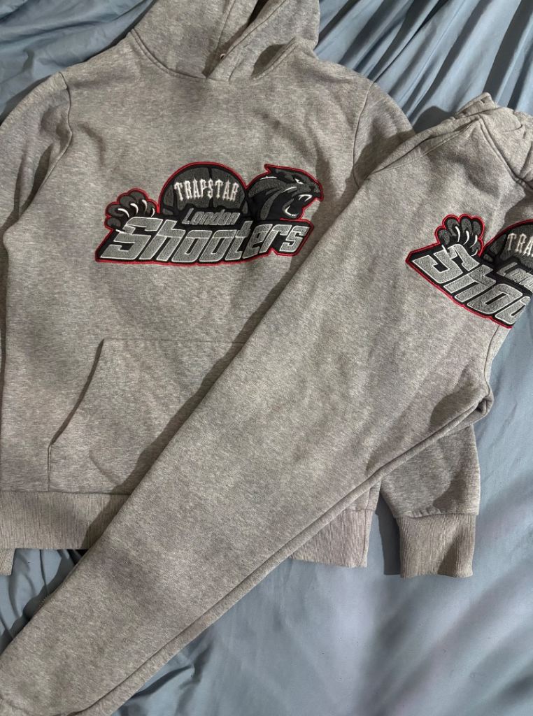 Trapstar London Shooters Tracksuit - Grey, Good Condition