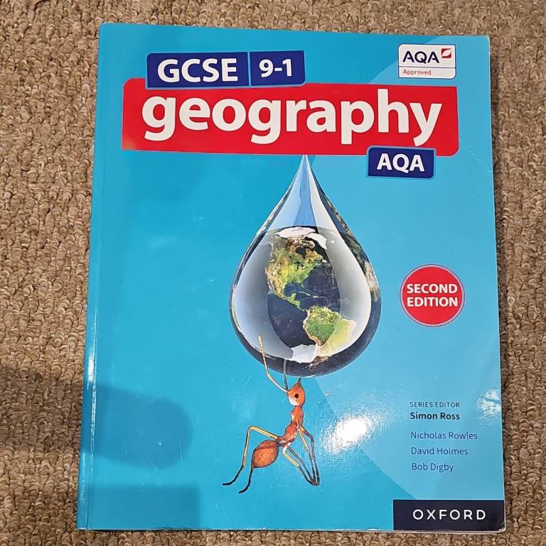Oxford GCSE 9-1 Geography AQA Approved Study Guide Book Second Edition
