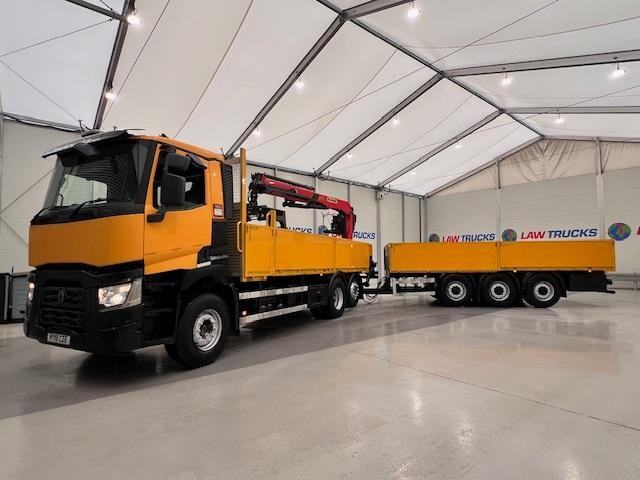 Renault C460 6x2 Dropside Brick Grab Drawbar