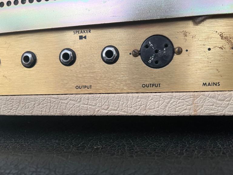 Marshall 1960s-70s 100 watt Super bass amp plus Marshall 100 watt white amp chassis 