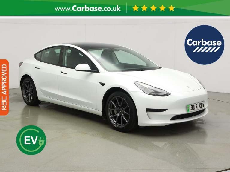 2021 Tesla Model 3 Standard Range Plus Saloon 4dr Electric Auto RWD (241 bhp) Saloon ELECTRIC Aut...