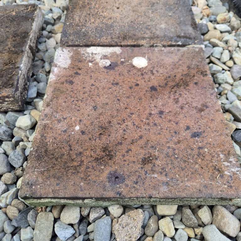 Vintage original Irish cottage floor tile.