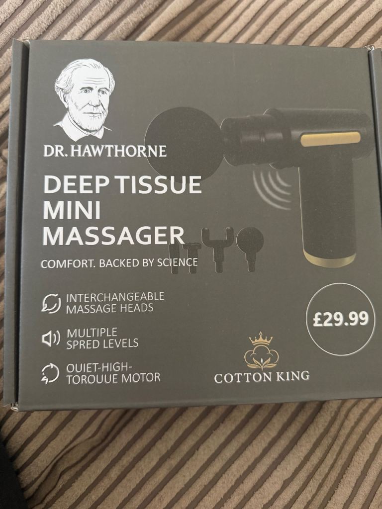 NEW Dr. Hawthorne Deep Tissue Mini Massager Gun