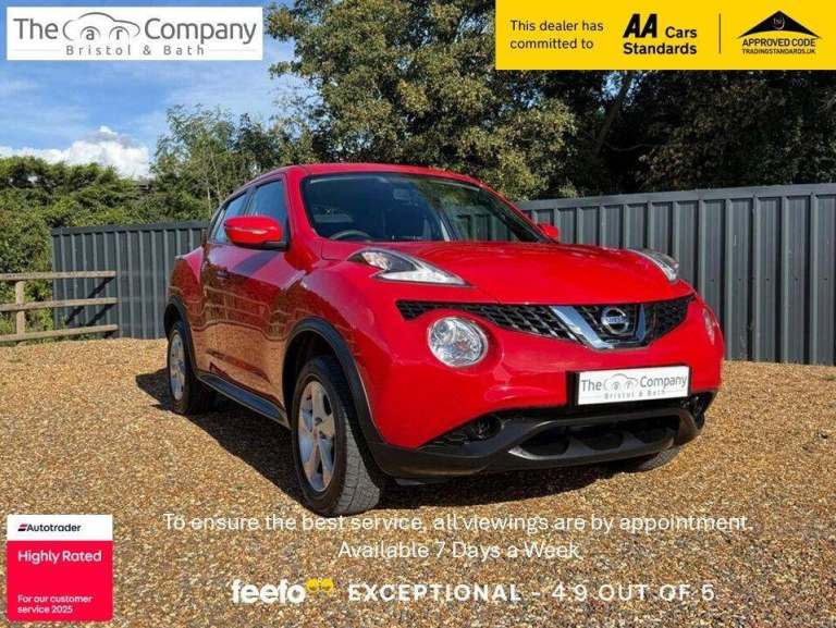 2017 Nissan Juke 1.6 Visia Euro 6 5dr HATCHBACK Petrol Manual
