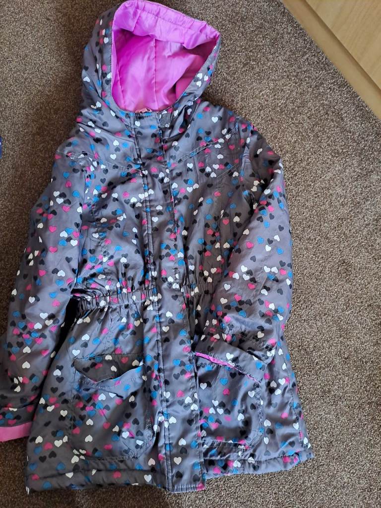 Girls Print Light Padded Coat – Aged 10-15