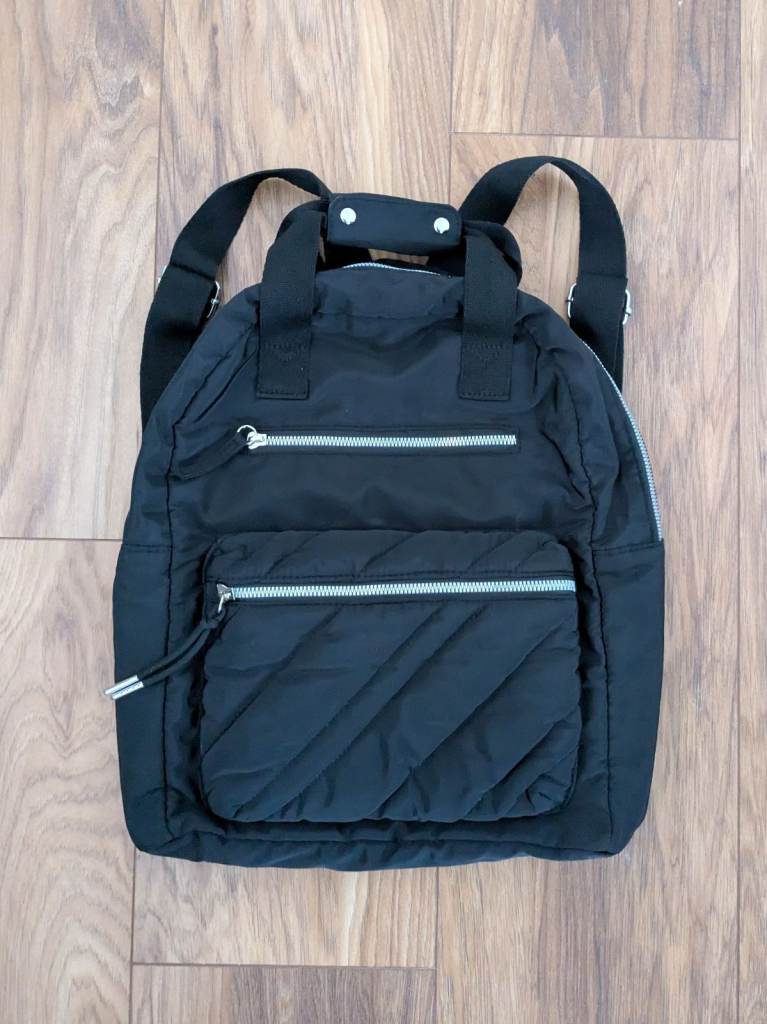 Lightweight Black Rucksack 