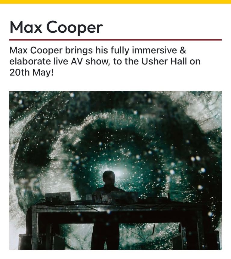 Max Cooper 2 Tickets