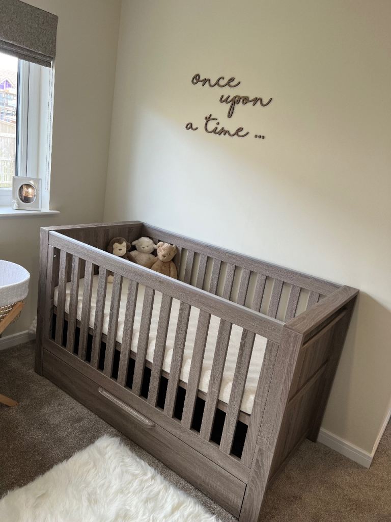 Mamas and Papa’s Franklin nursery set - cot, wardrobe and drawers/changing table