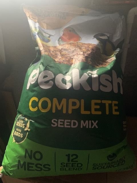 BIRD SEED, QUALITY BRAND + 3 BIRD FEEDERS