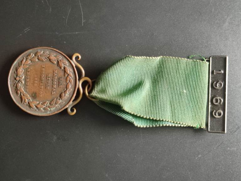 Vintage 1969 NRA National Rifle Association RECRUIT Medal – Original Ribbon