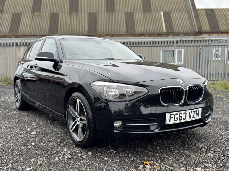 BMW 1 SERIES 1.6 116i Sport 5-door Black Auto Petrol 2013