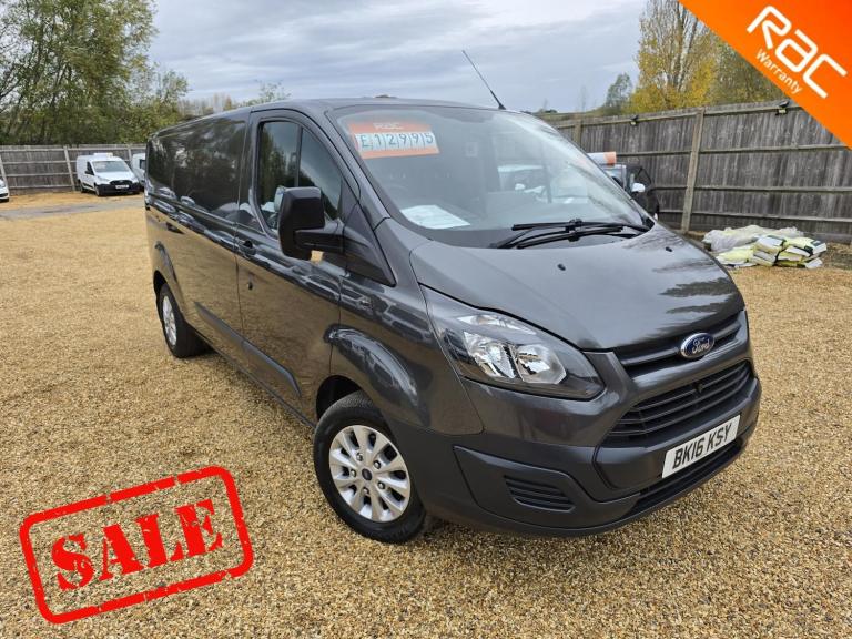 2016 Ford Transit Custom 2.2 TDCi 290 Panel Van 5dr Diesel Manual L2 H1 (186 g/km, 98 bhp) Panel ...