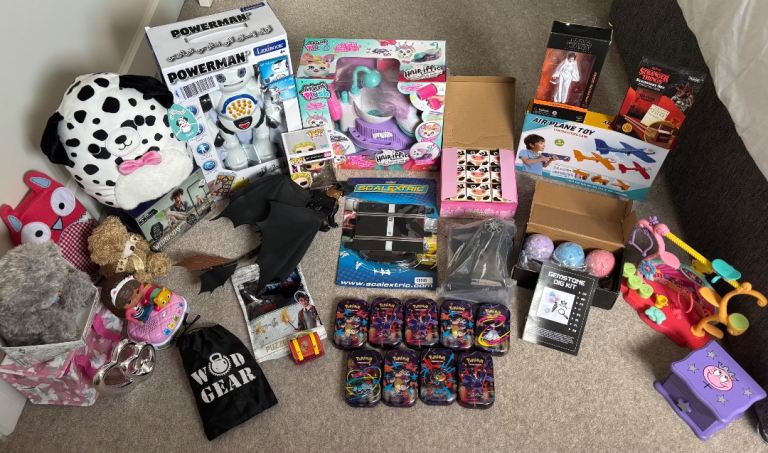 Huge Mixed Toy Bundle Job Lot Pokémon, Star Wars, Funko Pop, Scalextric, & More