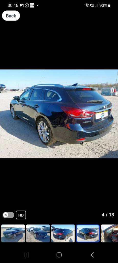 Mazda 6 2016 breaking 