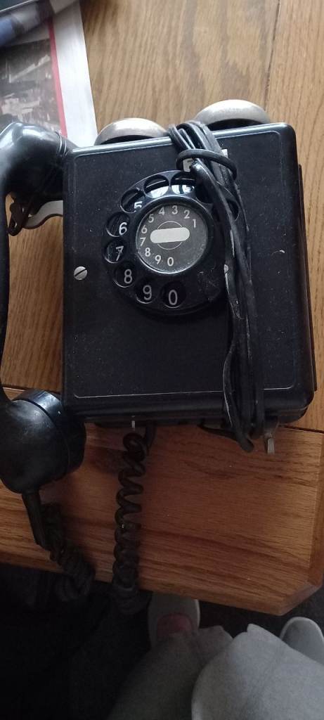 Bakelite wall phone