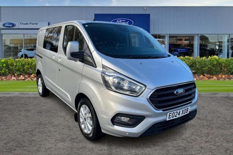 2024 Ford Transit Custom 320 Limited L1 SWB Double Cab In Van FWD 2.0 EcoBlue 130ps Low Roof Manu...
