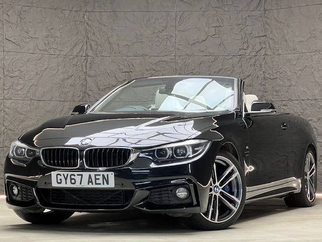 2017 67 BMW 4 SERIES 2.0 430I M SPORT CONVERTIBLE 2DR PETROL AUTO EURO 6 (S/S) (