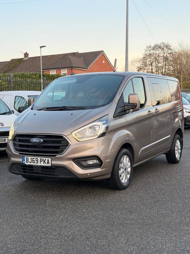 2019 69 FORD TRANSIT CUSTOM 2.0 LIMITED D/CAB CHAMPAGNE SILVER NEW WET BELT 