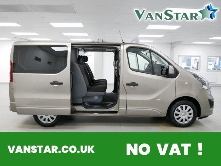 2017 VIVARO 2.9T 1.6 CDTI 125 BHP SWB SPORTIVE CREWCAB 5 SEATER ( NO VAT )