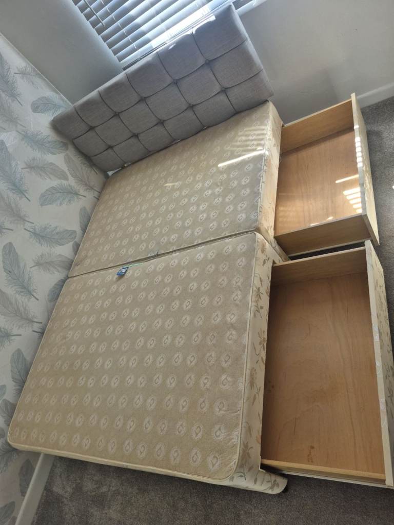 Double bed with very comfy mattress