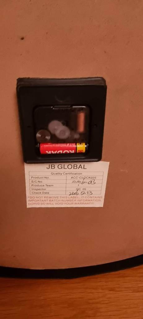 Large Wall Clock - Like New 