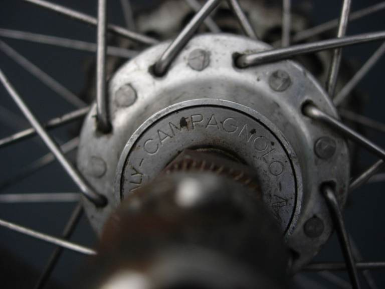 Campagnolo Mirage 10 Speed Rear New Polished Alloy, Double Walled/ Eyeletted Wheel
