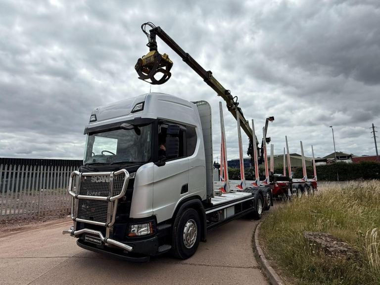 SCANIA R500 XT 2021 (21) EURO 6, 6X2 FORESTRY DRAWBAR OUTFIT, REAR LIFT & STEER 