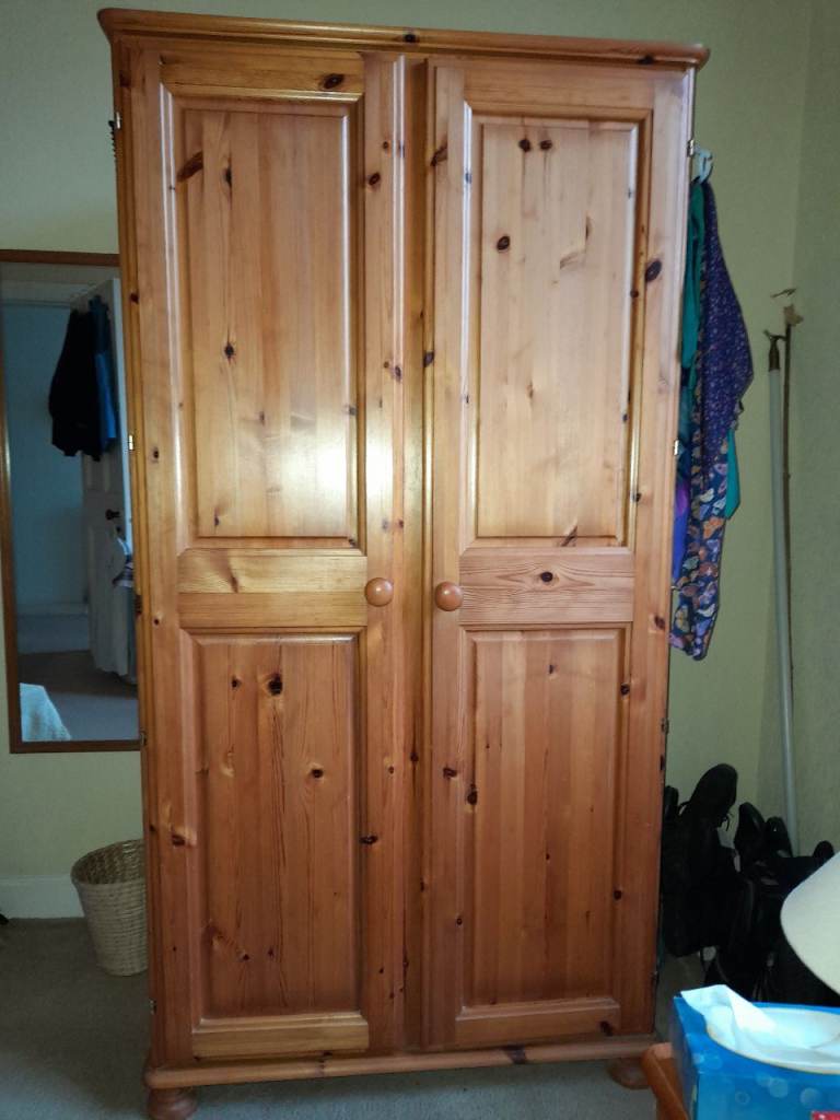Pine wardrobe