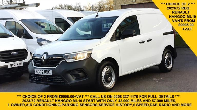 2023 Renault Kangoo ML19 DCI START WITH ONLY 42.000 MILES,AIR CONDITIONING,PARKING SENSORS,6 SP P...