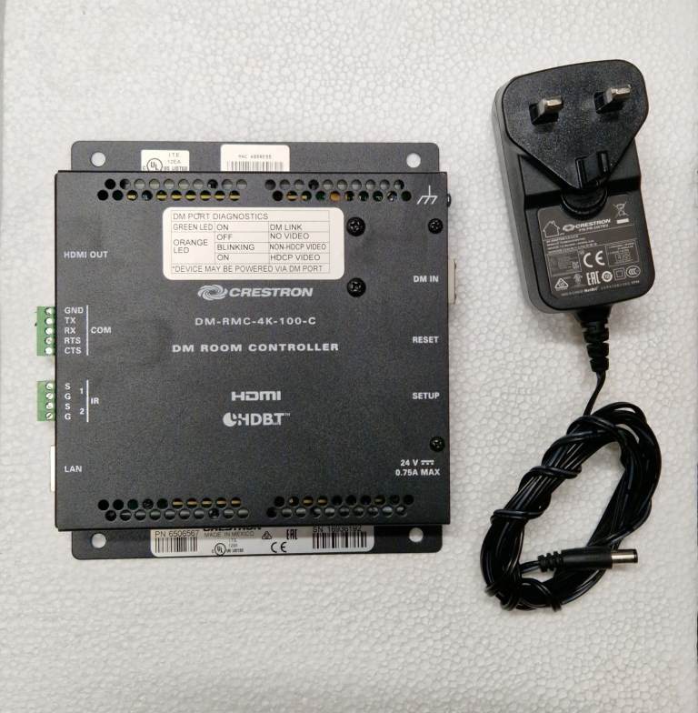Crestron DM-RMC-4K-100-C 4K DigitalMedia Receiver DM Room Controller