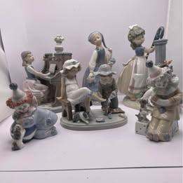 Various Lladro ornaments, various prices, see description