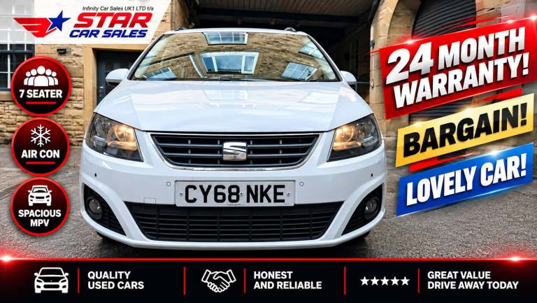 2019 SEAT Alhambra 2.0 TDI SE L [EZ] 150 5dr DSG MPV Diesel Automatic