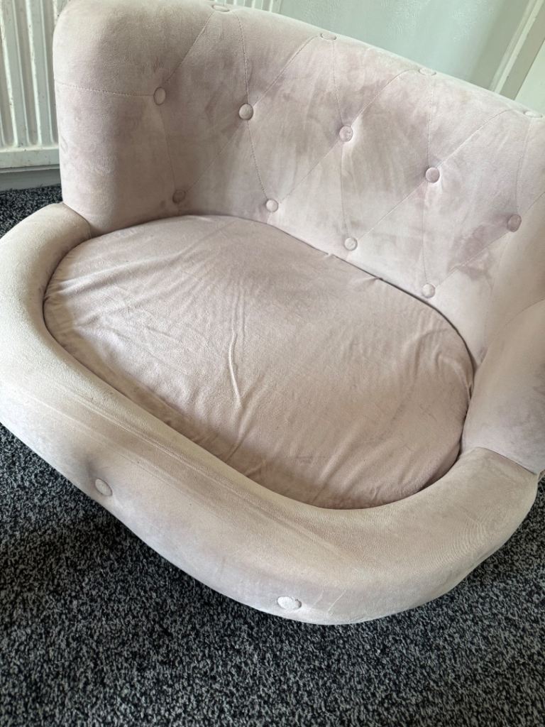 Pink dog bed 