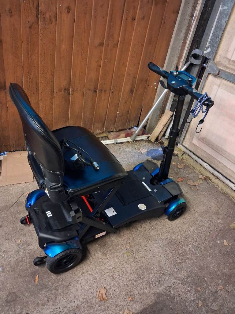  Drive flex Folding Mobility Scooter – Blue, As Good As New