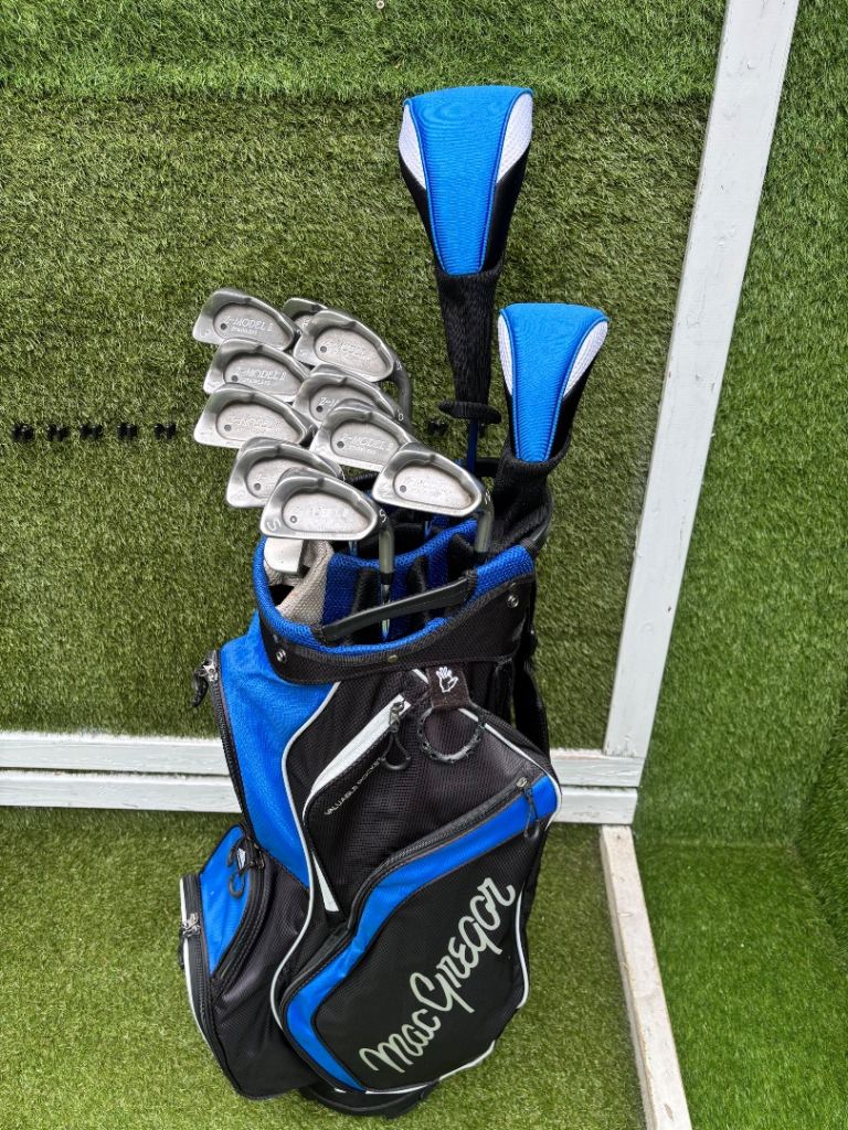 Z-Model II 3-SW Irons, Ping Zing 2 Red Dot 2 Iron, Driver, Hybrid & MacGregor Bag, UK delivery 