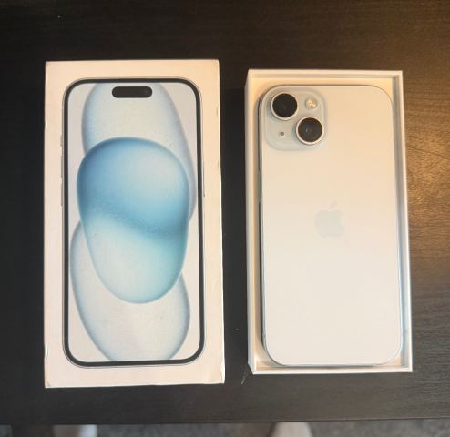 iPhone 15 256GB Light Blue, £320.00 for Sale in County Antrim