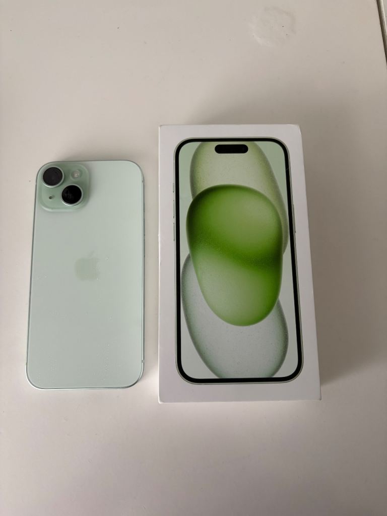 iPhone 15 lime green 128gb