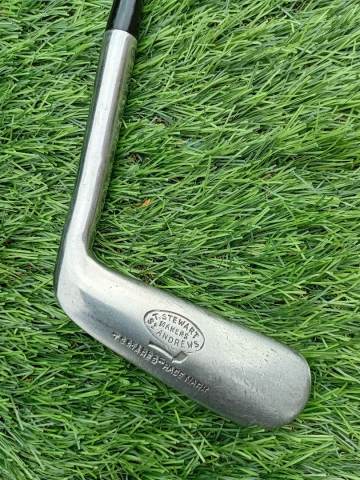 クラブ Antique Tom Stewart Junior Putter 1920 Golf Club - PUTTER ( Rare - Vintage - Collectable ) Tom Stewart
