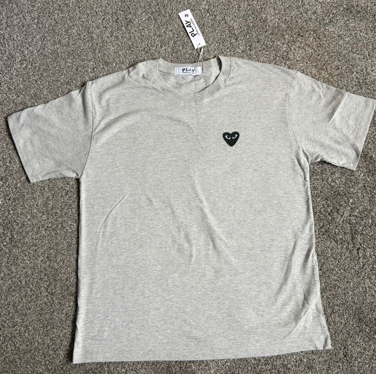 Comme des Garçons PLAY T-Shirt – Grey, New with Tags