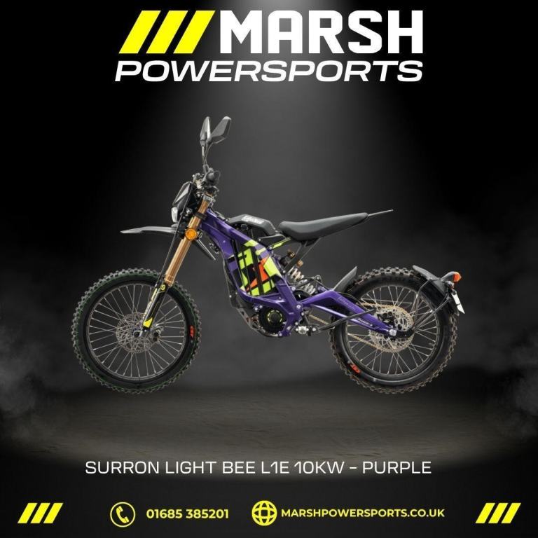 Light Bee L1E 10KW in Purple- Surron Main Dealer - Reserve NOW!